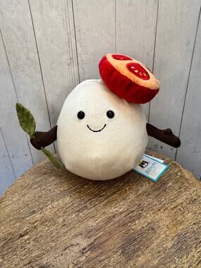 Jellycat Mozzarella Cheese FAST SHIP NeW Authentic Jellycat Amuseables